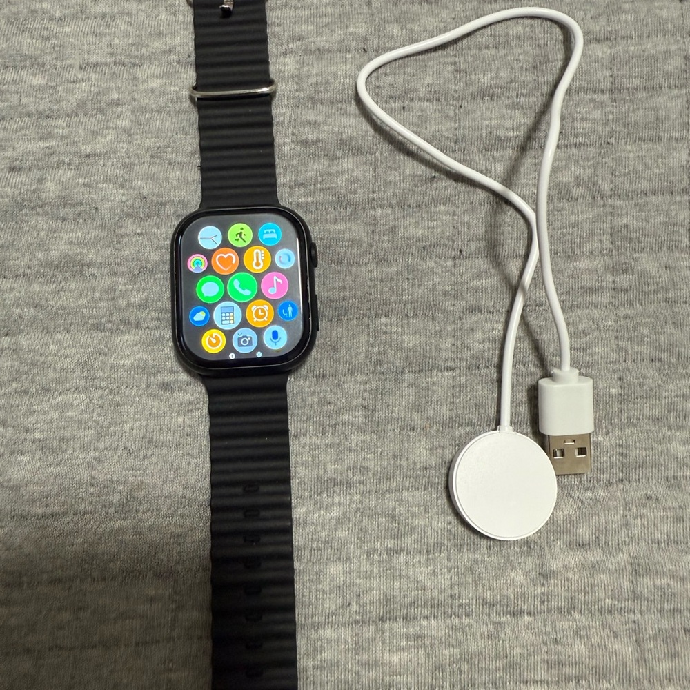 Smartwatch with Black Band
